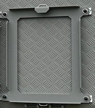 Kanisterhalter Alu mit Befestigung - EXKAB 4S + 5S – Bild 1