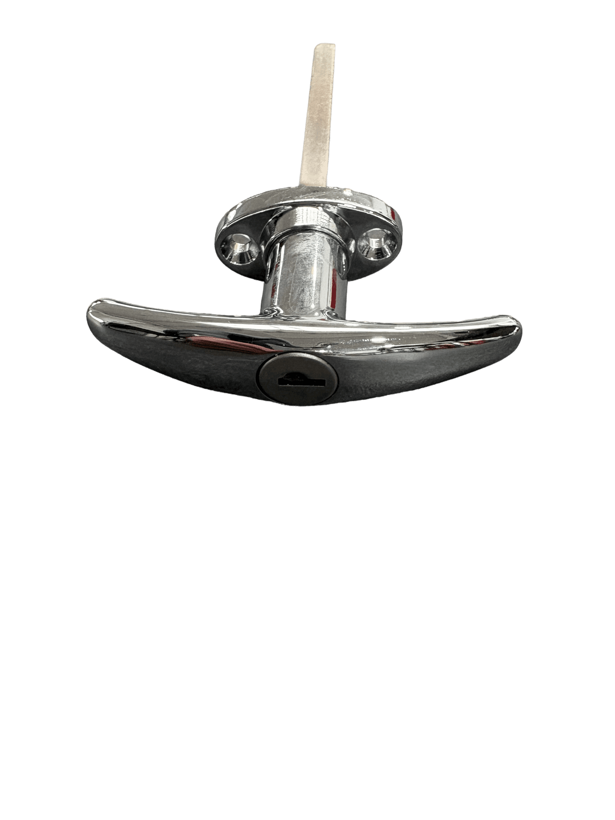 Kreuzgriff ;Chrom mit Schließzylinder – Bild 1